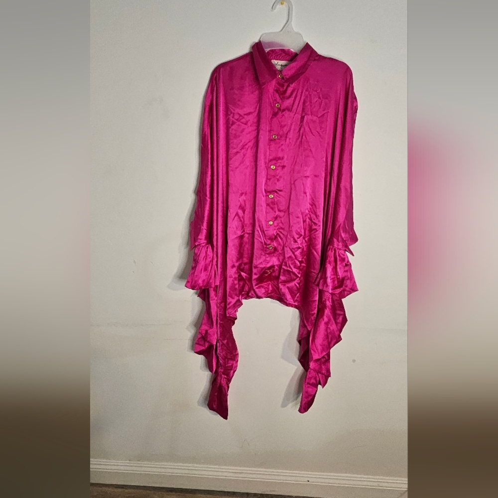 Women's Pink Button Down Shirt